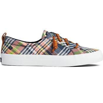 Sperry Crest Vibe Washed Plaid Viacfarebne - Damske Tenisky